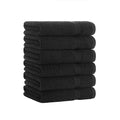 Commercial Cotton Bath Towels, 26" x 52", Black, 24/Case (FAC-BT2652-BK24)