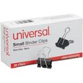 Small Metal Binder Clips, 0.75" Width, Black/Silver, 36/Box (OFF-BC075-BS36)