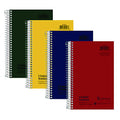 Recycled 3-Subject Spiral Notebook, College Ruled, 6" x 9.5", 148 Sheets, Assorted Covers (OFF-NB3-CR148-AS)