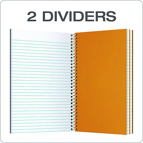 Recycled 3-Subject Spiral Notebook, College Ruled, 6" x 9.5", 148 Sheets, Assorted Covers (OFF-NB3-CR148-AS)