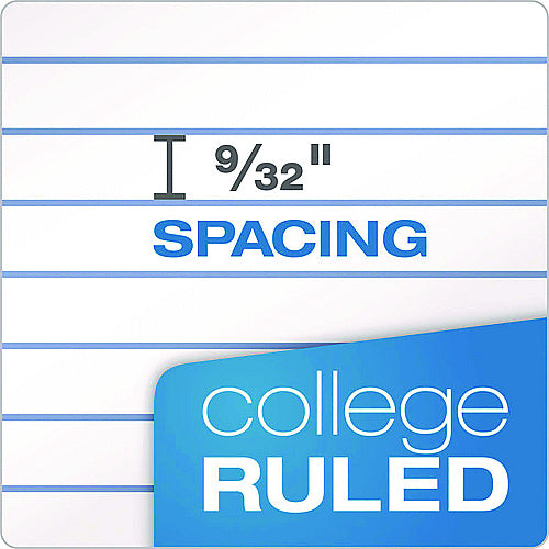 Recycled 3-Subject Spiral Notebook, College Ruled, 6" x 9.5", 148 Sheets, Assorted Covers (OFF-NB3-CR148-AS)