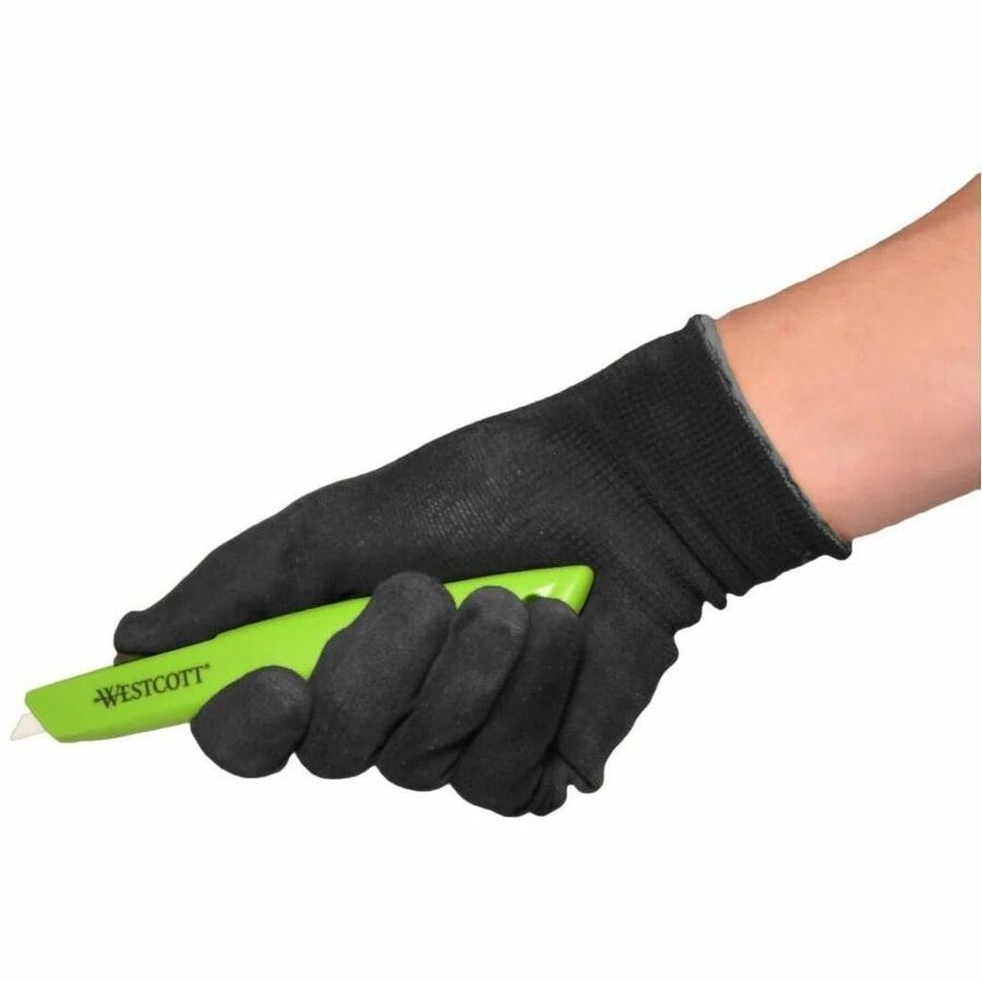Safety Ceramic Blade Utility Box Cutter, 0.5" Blade, 6" Handle, Green (WH-BC-CER05-GN)
