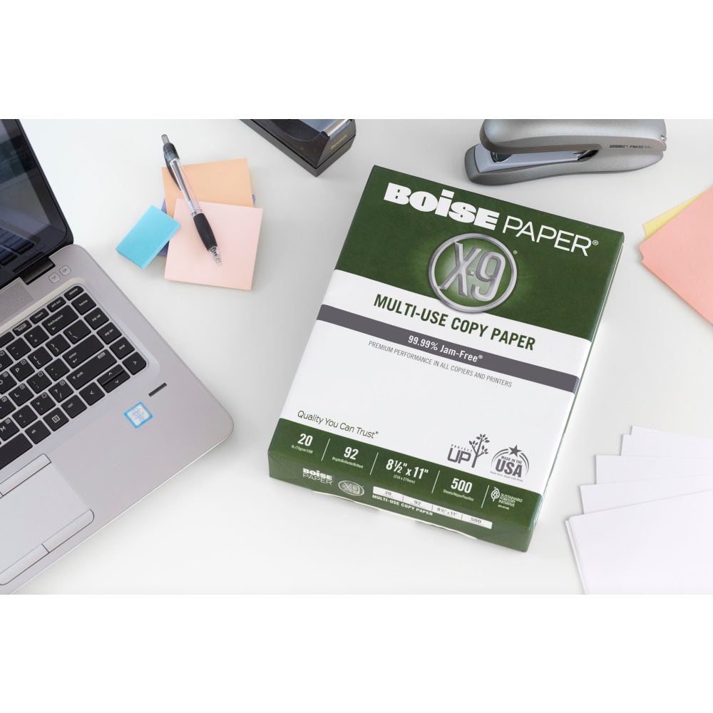Multi-Purpose Printer & Copy Paper, 8.5" x 11", 20 lb, 93 Bright, White, 5,000 Sheets/Case (PAP-MP20-93-5K)