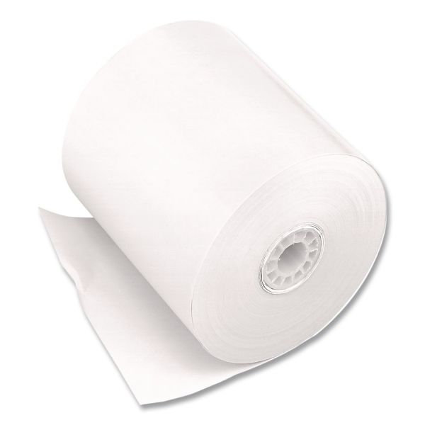Direct Thermal Receipt Paper Rolls, 2.25" x 82 ft, White, 12/Pack (POS-TP225-82-W12)