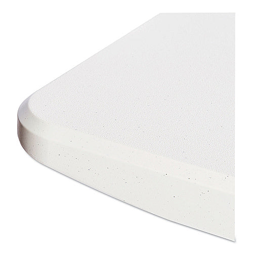 Commercial 6' Rectangular Resin Folding Table, 72"W x 30"D x 29"H – Platinum (FUR-FT723029-PLT)
