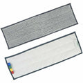 Commercial Microfiber Floor Cleaning Pad, 19.5", Green/Black (FAC-MFP195-GB)