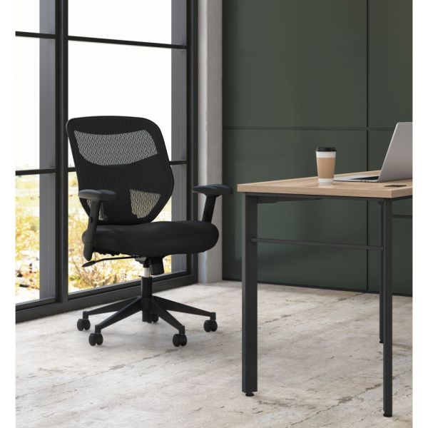 Ergonomic High-Back Mesh Office Task Chair, Onyx Black (FUR-CHR-HB-MSH-BK)