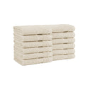 Commercial Cotton Washcloths, 13.5" x 13.5", Ivory, 12/Pack (FAC-WC135-IV12)