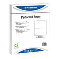 Professional Pre-Perforated Multipurpose Paper, 8.5" x 11", 20 lb, White, 500 Sheets/Ream (PAP-PERF-8511-W500)