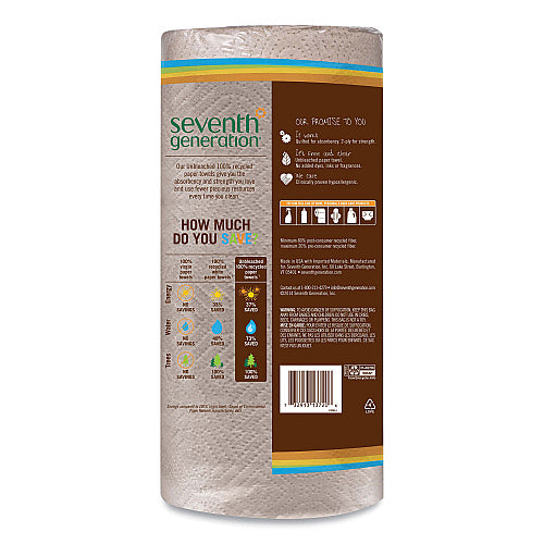 Unbleached Recycled Paper Towel Rolls, 2-Ply, 11" x 9", 118 Sheets/Roll (FAC-PT2P-UB118)