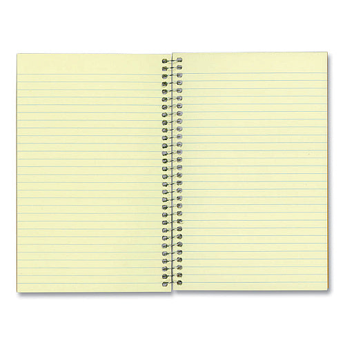 Single-Subject Wirebound Notebook, Narrow Ruled, 5" x 7.75", 78 Sheets, Kraft Brown (OFF-NB1-NR78-BR)