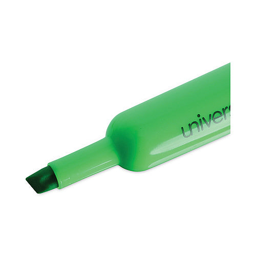 Fluorescent Green Desk Highlighters, Chisel Tip, 12/Pack (OFF-HL-CT-GN12)
