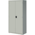 Commercial Steel Storage Cabinet, 18.5"D, 5-Shelf, Light Gray, Fully Assembled (FUR-SC5-185-LG)