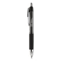 Retractable Gel Ink Pens, Bold 1.0 mm Tip, Black Ink, Smoke/Black Barrel, 12/Pack (OFF-GP10-BK12)