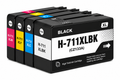 Compatible 711/711XL High-Capacity Ink Cartridge Set, Black/Cyan/Magenta/Yellow (B45-711XL-4PK)