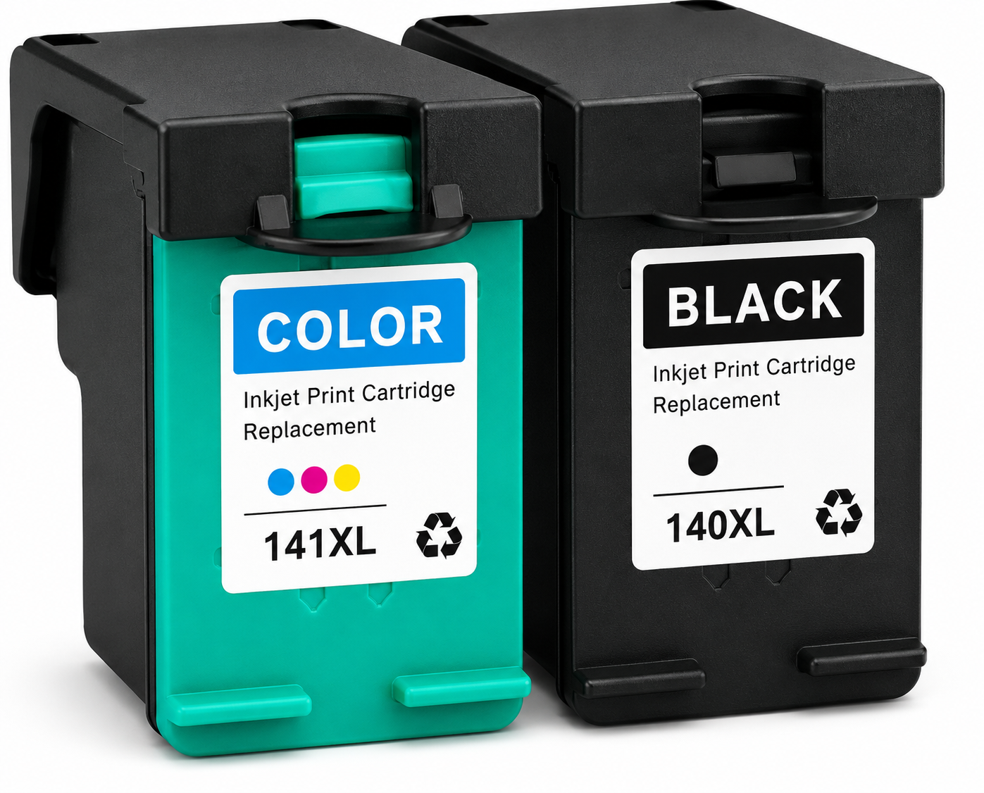 Compatible 140XL/141 Ink Cartridge Replacement Set for Select Inkjet Printers (F27-140141XL-CMB)