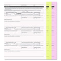 3-Part Carbonless Copy Paper, 8.5" x 11", White/Canary/Pink, 840 Sheets/Carton (PAP-CF3-8511-840)