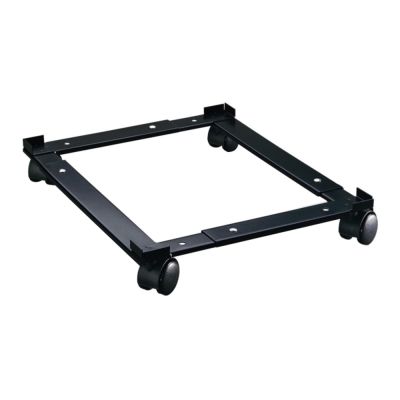 Commercial Mobile File Storage Cart with Lower Shelf (FUR-MFC-2042-BLK)
