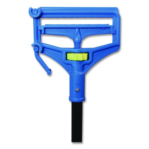 Commercial Quick-Change Wet Mop Handle, 60.5", Blue/Black, 12/Carton (FAC-MH-QC605-BB12)