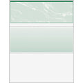 Secure Business Check Paper with Multi-Layer Fraud Protection, 8.5" x 11", Green Marble (PAP-CHK-8511-GM)