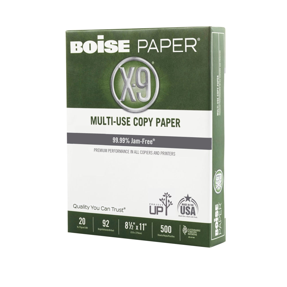 Multi-Purpose Printer & Copy Paper, 8.5" x 11", 20 lb, 93 Bright, White, 5,000 Sheets/Case (PAP-MP20-93-5K)