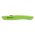 Safety Ceramic Blade Utility Box Cutter, 0.5" Blade, 6" Handle, Green (WH-BC-CER05-GN)