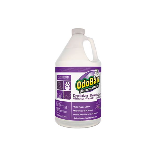 Concentrated Odor Control & Disinfecting Cleaner, Lavender Scent, 126 fl oz, 4/Case (CLN-ODC126-LV4)