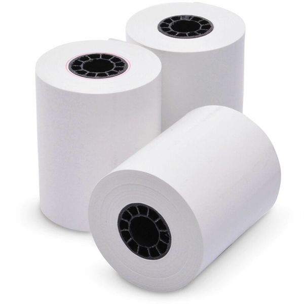 Direct Thermal Receipt Paper Rolls, 2.25" x 82 ft, White, 12/Pack (POS-TP225-82-W12)