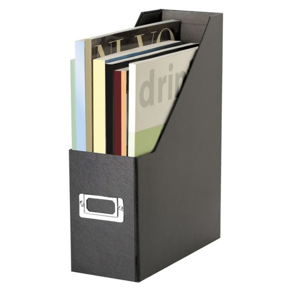 Collapsible Letter-Size Magazine & File Holder, Black (OFF-MH-LTR-BK)