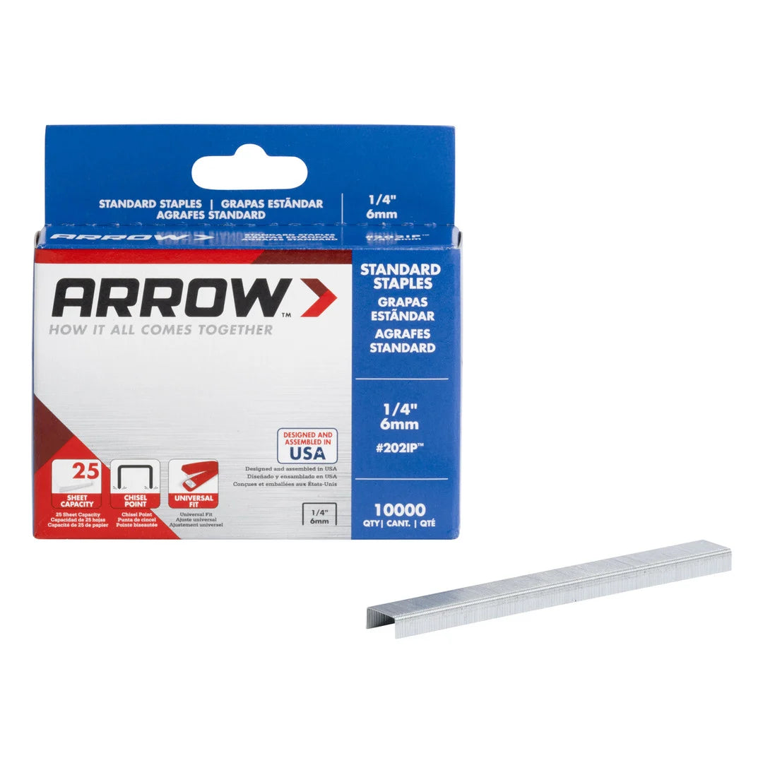 Standard Office Staples, Full-Strip, 10,000/Box (OFF-STPL-STD10K)